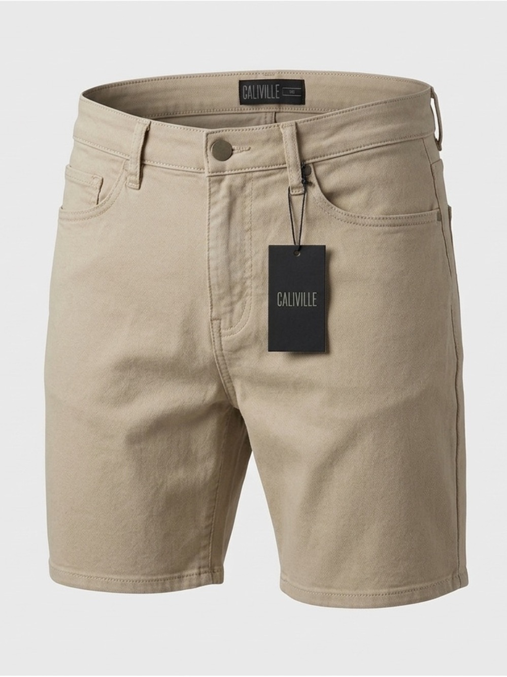 Casual men’s Tan Jean Shorts by Caliville nwt size small